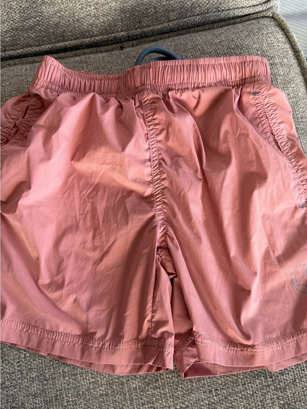 Kids' Pink Elastic-Waist Shorts